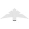Ekena Millwork Davenport Architectural Grade PVC Gable Bracket, 48"W x 18"H x 2"D x 6"F, 9/12 Pitch GBP048X18X0206DAV00 - alternate 5